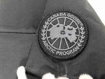 ジャンク 【ジャンク品】CANADA GOOSE カナダグース MACMILLAN PARKA ダウンジャケット サイズL ブラック ボタン欠損_画像4