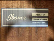 Ibanez AEGB10E-NT アコースティックベースギター_画像3