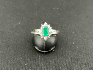 Pt850|E0.41ct|D0.22ct|#14|5.1g| ring 