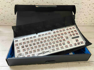 現状品 未使用品 Pulsar Gaming Gear ゲーミングキーボード PCMK TKL WHITE Barebone ボードのみ 91キー JIS配列