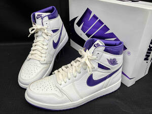 NIKE CD0461-151 / WMNS Air Jordan 1 High OG Court Purple スニーカー ナイキ エアジョーダン サイズ：28.5cm