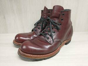 RED WING 9011 BECKMAN BOOTS レッドウィング ベックマン ブーツ ブラックチェリー バーガンディ レザー US8 7ホール 店舗受取可