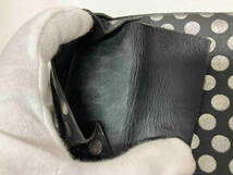 所作 Shosa 水玉 二つ折り財布 ブラック 日本製 レザー_画像5