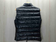 MONCLER/モンクレール GHANY GILET/ガーニージレ ダウンベスト キルティング加工 ラッカーナイロン スタンドカラー ロゴパッチ サイズ01_画像2