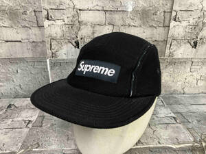 19SS Supreme シュプリーム Pique Piping Camp Cap ピケ パイピング キャンプ キャップ ブラック