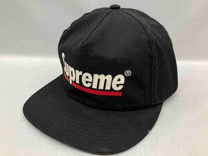 Supreme シュプリーム　20ss Underline 5-panel Cap アンダーラインパネルキャップ　ブラック　FREEサイズ　プリントロゴ