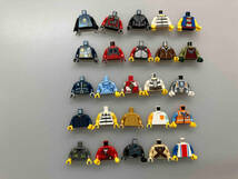 正規品 LEGO ミニフィグ用 トルソー 体 ボディ 上半身 パーツのみ 大量 100個 まとめ売り ※スターウォーズ ニンジャゴー お城_画像6