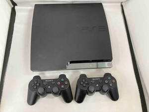 ジャンク 【本体/コントローラ×2】PlayStation3 CECH-2500A 通電確認済 PS3 封印シールなし