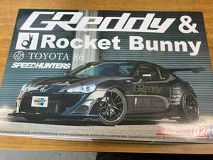 プラモデル アオシマ 1/24 ZN6 TOYOTA 86 '12 GREDDY&ROCKET BUNNY VOLK RACING Ver. ザ・チューンドカー No.2