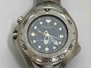 ジャンク SEIKO セイコー SCUBAMASTER 5M45-6A70 800415 キネティック 腕時計