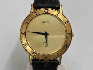 ジャンク GUCCI グッチ 3001M 175938 ベルト劣化有り クォーツ 腕時計