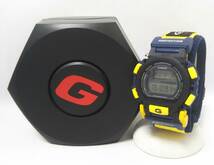 ジャンク CASIO カシオ／G-SHOCK ／DW-008／イエロー×ブルー 時計 箱付_画像1