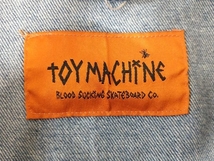 ジャケット TOY MACHINE トイマシーン BLOOD SUCKING COVERALL JACKET ライトブルー Lサイズ メンズ_画像3