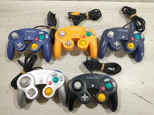 ジャンク NINTENDO GAMECUBE ゲームキューブ コントローラー 5個まとめ売り TU02