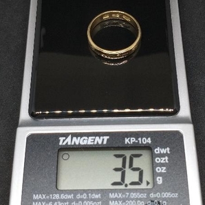 K18 18金 YG デザイン リング 指輪 イエローゴールド 3.5g #11 店舗受取可の画像6