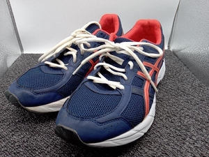 スニーカー asics アシックス TSY502 26.5CM スニーカー ネイビーxオレンジ メンズシューズ