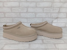 美品 ☆ UGG 1122553 W TAZZ アグ タズ ムートンブーツ ショートブーツ ボア ベージュ レディース US7 24cm_画像4