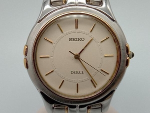 SEIKO DOLCE wristwatch 5E31-600A belt approximately 19cm Seiko Dolce 