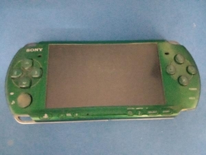 ジャンク PSP 本体 スピリティッドグリーン PSP3000 通電確認済