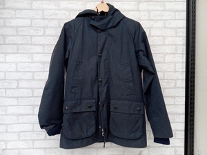 BARBOUR BEDALE SL バブアー ビデイル メンズ サイズ36 ネイビー オイルドジャケット オイルステイン フーディ パーカー