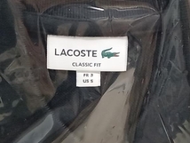 美品 LACOSTE ラコステ ブラック L1212LJ-99 定番 ポロシャツ 半袖 新品タグ付き_画像3