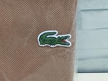 美品 LACOSTE ラコステ ブラウン L1212LJ-99 定番 ポロシャツ 半袖 新品タグ付き_画像2