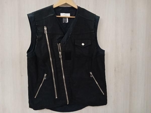 FACETASM 23SS LAYERD VEST／ABH-VE-M01　サイズ4 ファセッタズム　黒 店舗受取可