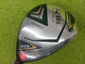 ユーティリティ HONMA GOLF TOUR WORLD ZERO ホンマ ツアー ワールド ゼロ U25 Flex-S