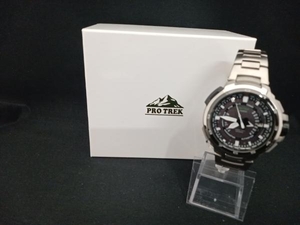 CASIO PRO TREK PRX-7000T 腕時計 カシオ ソーラー 電波時計 メタルバンド 箱有