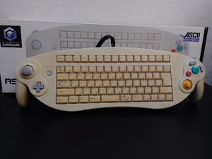 ジャンク GAMECUBE ASC-1901PO ASCII キーボードコントローラー　アスキー　GC用　箱説付き