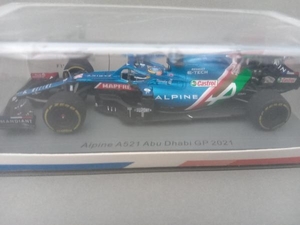 Spark model スパークモデル　1/43 Alpine A521 No.14 Alpine F1 Team 8th Abu Dhabi GP 2021 Fernando Alonso フェルナント・アロンソ