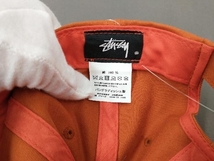 STUSSY ステューシー キャップ 131840／オレンジ／新品タグ付き ストリート_画像6