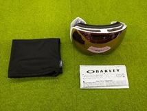 美品 22-23モデル OAKLEY オークリー FLIGHT DECK M フライト デッキ エム 7064D000 ケース付属 ウィンター ゴーグル_画像2