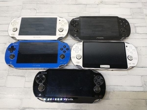 ジャンク SONY PSVITA PCH-1000 3台 PCH-1100 2台 本体 5台 まとめ売り 初期化済 TU02