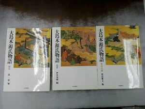 初版 ヤケシミあり 大島本源氏物語 桐壺・若紫・帚木・空蝉 3冊セット 森一郎・伊井春樹・増田繁夫