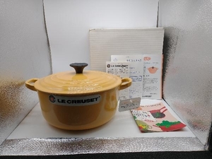 LE CREUSET ココットロンド 20cm ル・クルーゼ イエロー系