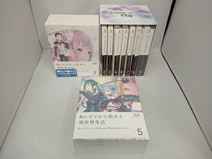 *帯あり 【※※※】[全9巻セット]Re:ゼロから始める異世界生活 1~9(Blu-ray Disc) 未開封品あり 収納ボックス付き