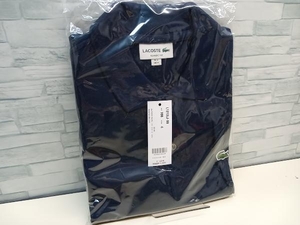 美品 LACOSTE ラコステ ネイビー L1212LJ-99 定番 ネイビー 半袖 ポロシャツ 新品タグ付き