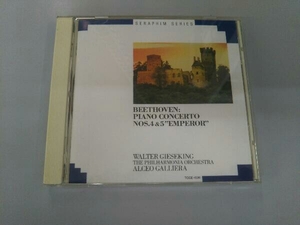 ワルター・ギーゼキング CD ベートーヴェン:ピアノ協奏曲第4番・第5番「皇帝」