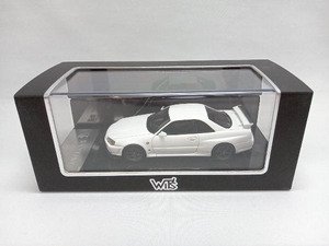 【1円スタート】WIT'S 1/43 ニッサン スカイライン GT-R V-spec R34 W203 ホワイト(ゆ14-05-15)