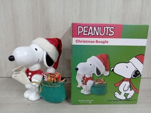 PEANUTS ピーナッツ クリスマス ビーグル スヌーピー サンタ 置物 インテリア