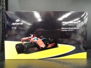 SPARK マクラーレン ホンダ MCL32 オーストラリアGP 1/18 スパーク 18S306