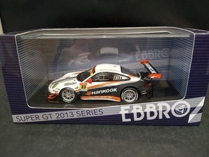 EBBRO 1/43 SUPER GT300 HANKOOK PORSCHE 2013 No.33 WHITE エブロ