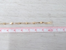 K18 デザインネックレス 約40cm 13.0g_画像4