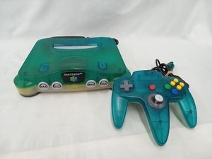 ジャンク 動作確認済 Nintendo 64 NUS-001 スケルトンブルー