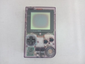 ジャンク 通電確認のみ GAMEBOY　Pocket　スケルトン　ジャンク品