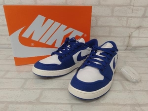 美品 NIKE AIR JORDAN 1 LOW KODX4981-103 ナイキ エアジョーダン スニーカー メンズ ブルー ホワイト 27cm ストリート 箱付き 替紐付き