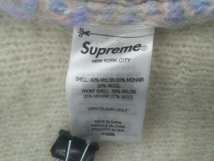 冬 Supreme シュプリーム Brushed Grid Cardigan ストリート 22SS モヘア XL ホワイト_画像4