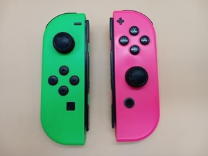 「1円スタート」Joy-Con(L) ネオングリーン/(R) ネオンピンク