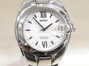 【ジャンク】 SEIKO　セイコー　PERPETUAL　CALENDAR　パーペチュアルカレンダー　8F32-005A　クォーツ　腕時計